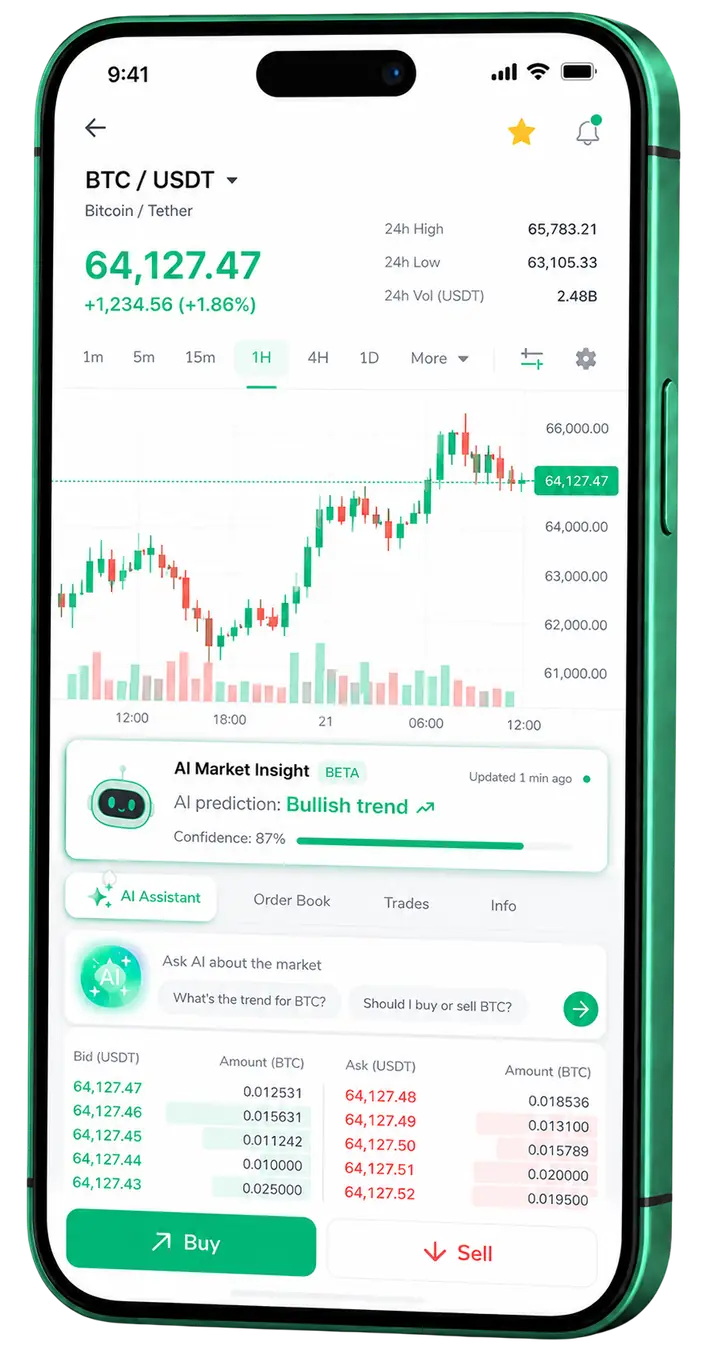 Vela Investaria — app móvel Visão móvel da plataforma Vela Investaria
